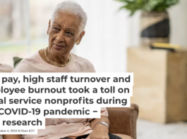 Professional caregivers do essential work but often earn low wages. FatCamera/E+ via Getty Images